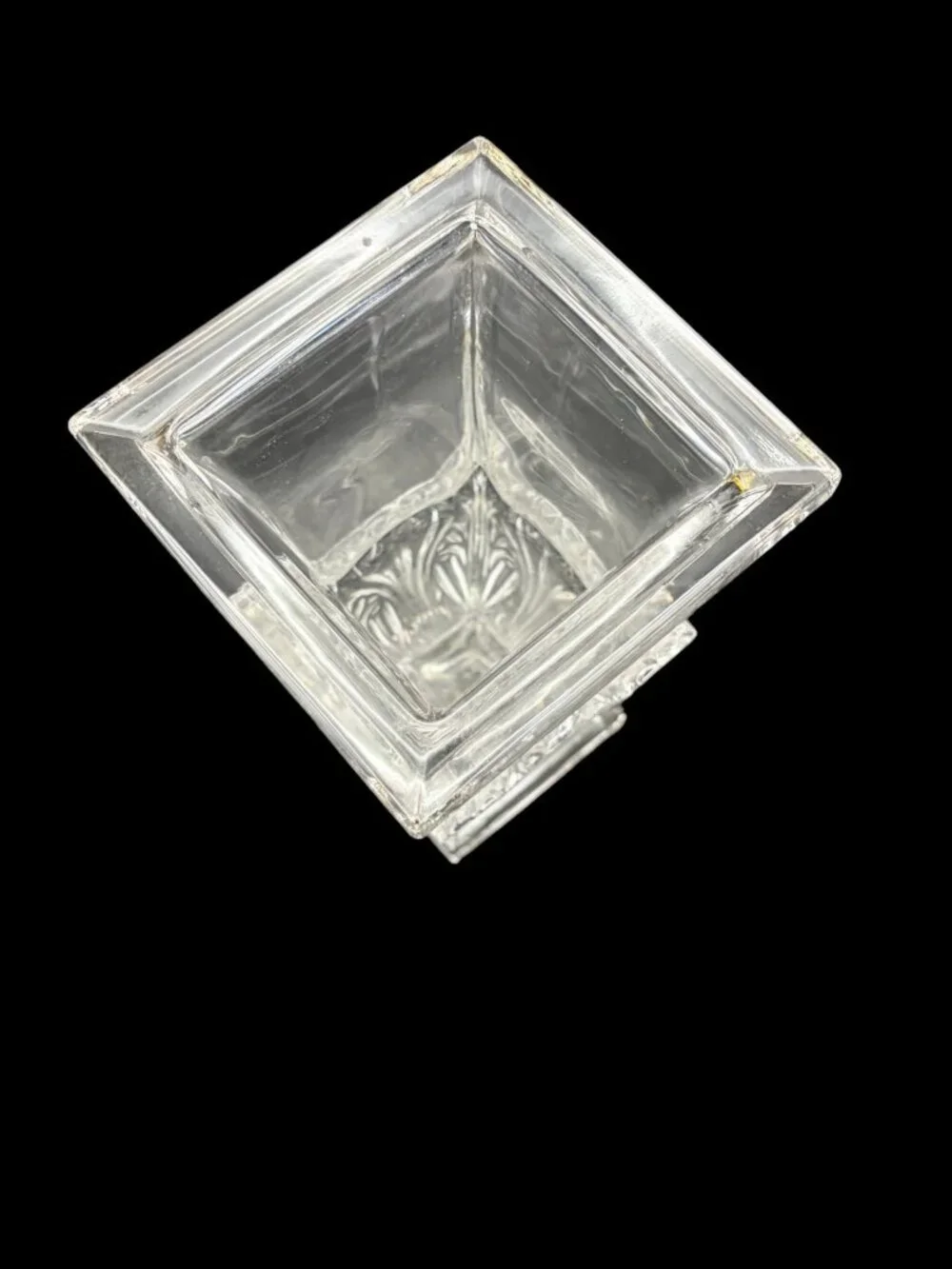 Vintage Shannon Crystal Ireland Art Deco Style Vase Clear Pedestal Vase 7